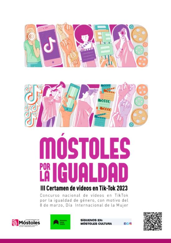 Cartel Móstoles por la Igualdad 2023