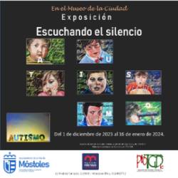 Cartel Exp. Escuchando el silencio - cuadrado