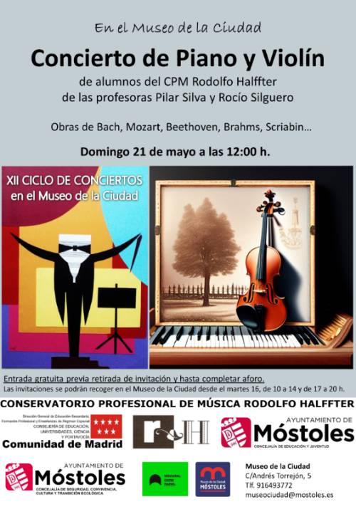 Cartel Concierto Piano y Violín_MUSEO