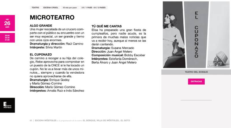 Programación Escena Móstoles - Primera Temporada 2024-61