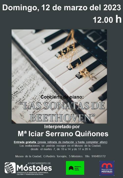 Cartel concierto piano_LAS SONATAS BEETHOVEN_MUSEO