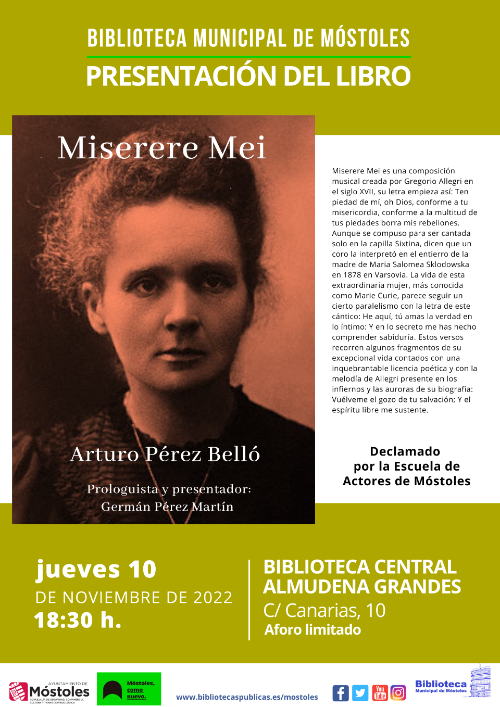 Presentación libro_MISERERE MEI_BIBLIOTECA