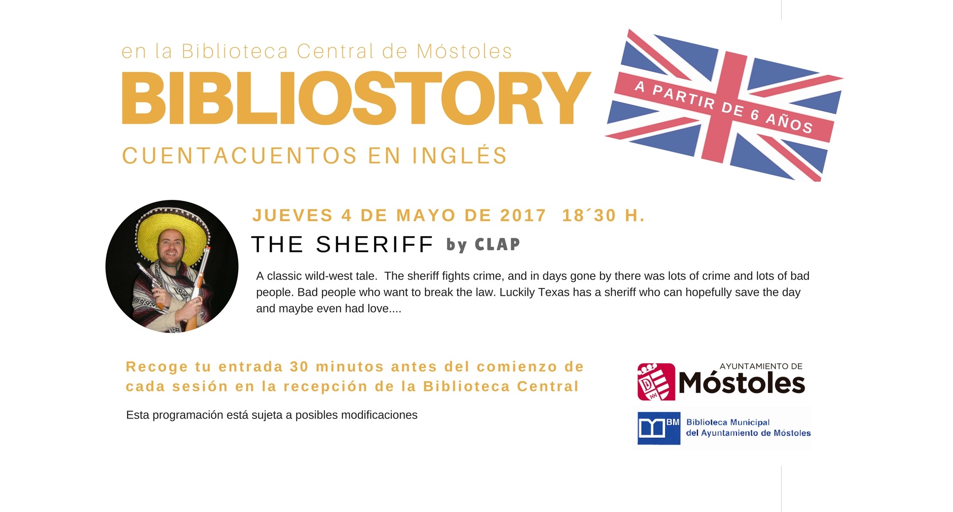 CUENTACUENTOS EN INGLÉS 4 MAYO