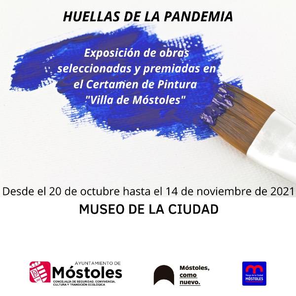 CARTEL_Certamen Pintura Villa de Móstoles 2021_MUSEO DE LA CIUDAD