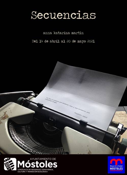 Cartel Expo Anna Katarina_ Secuencias_MUSEO DE LA CIUDAD
