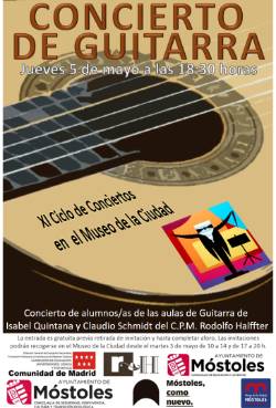 Cartel concierto 5 de mayo