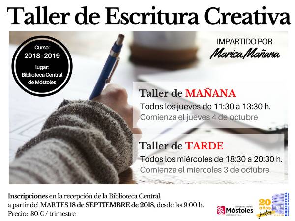 Taller escritura creativa 2018-2019