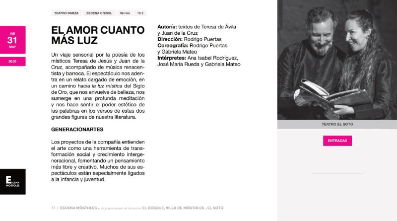 Programación Escena Móstoles - Primera Temporada 2024-77