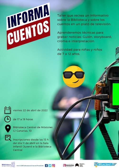 CARTEL_TALLER INFORMACUENTOS_BIBLIOTECA