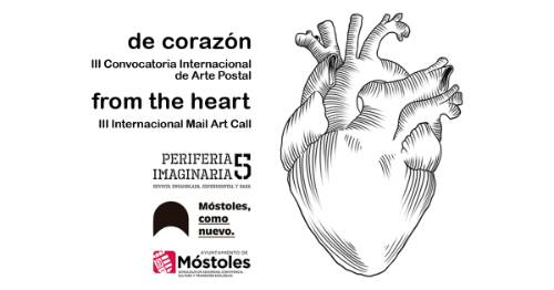 CARTEL III CONVOCATORIA ARTE POSTAL- DE CORAZON