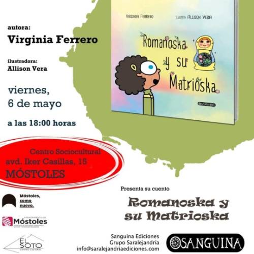 CARTEL_PRESENTACIÓN CUENTO_Romanoska y su matrioska_6 MAYO_C.S.C. EL SOTO