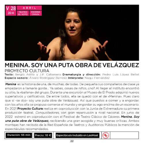 A ESCENA_MENINA. SOY UNA PUTA OBRA DE VELÁZQUEZ