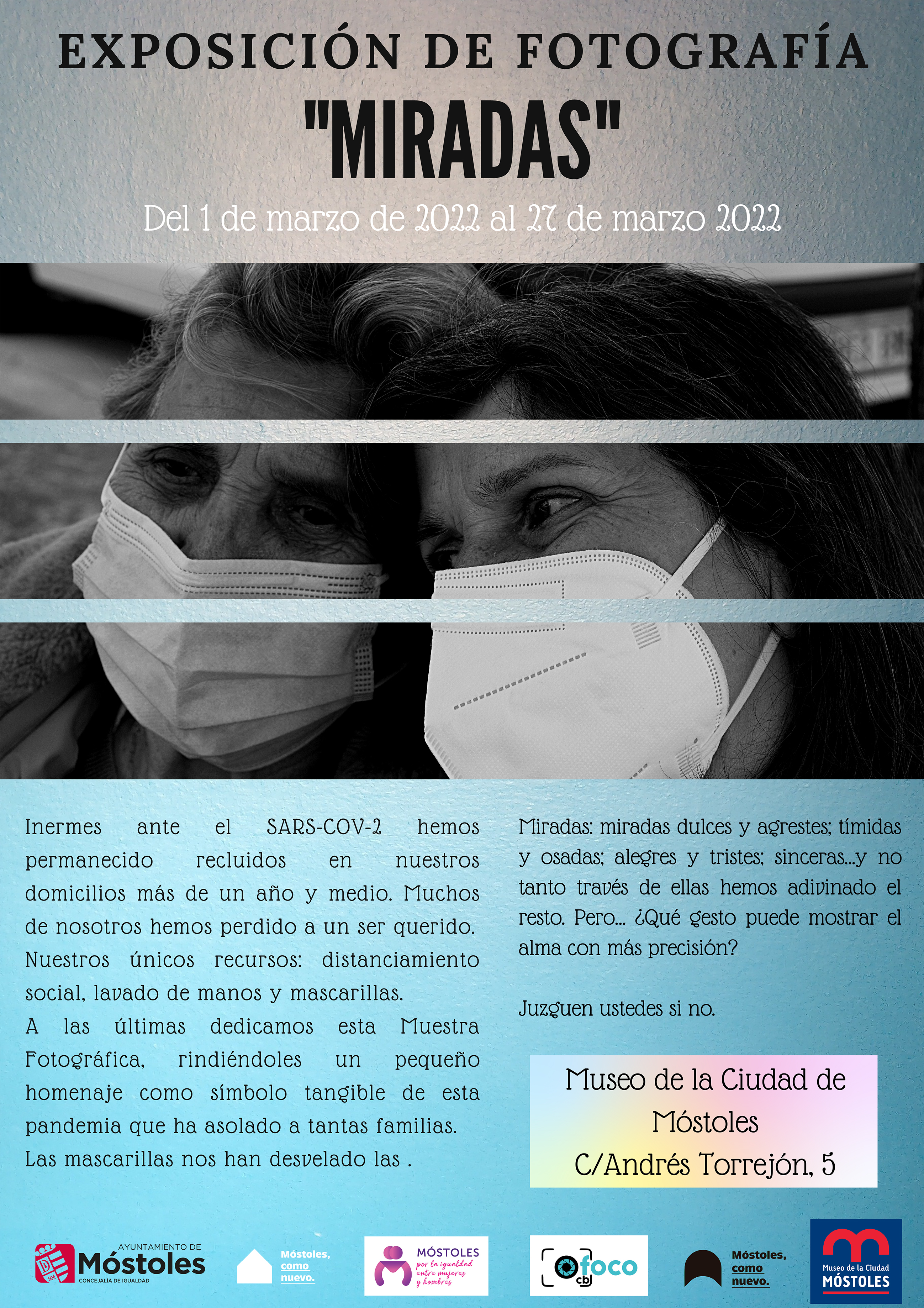 cartel exposición de fotografía_ miradas_MUSEO