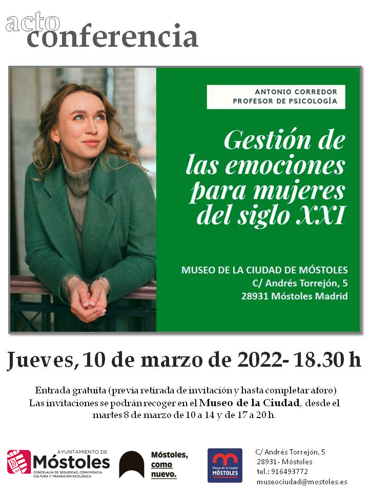 Cartel Conferencia_GESTIÓN DE LAS EMOCIONES_MUSEO