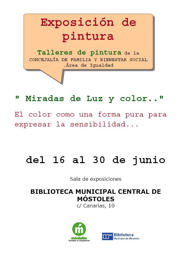 Exposición de pintura Miradas de luz y color