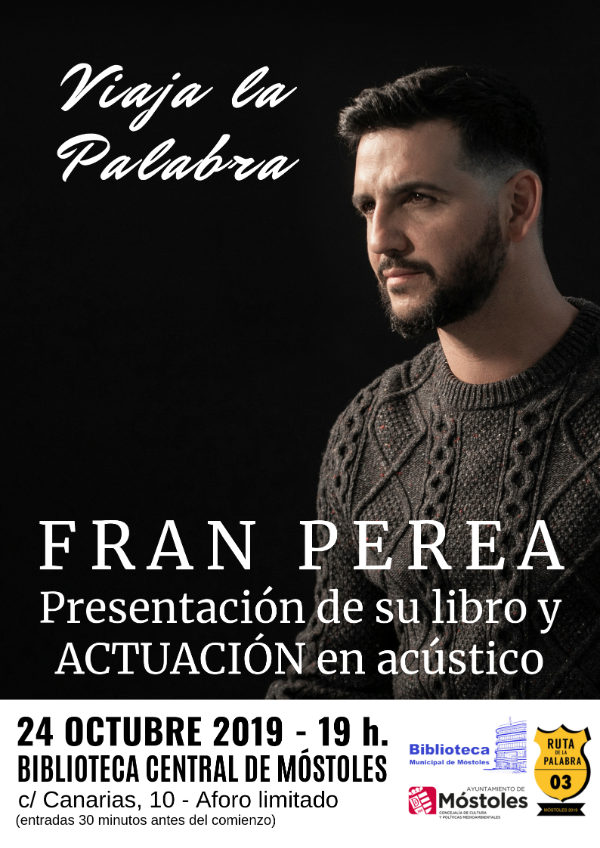 Cartel FRAN PEREA con logo