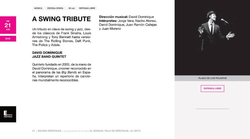 Programación Escena Móstoles - Primera Temporada 2024-84