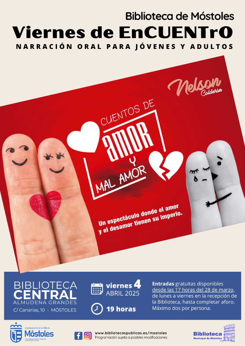 Viernes de Encuentro 2025 Nelson Calderón - Cuentos de amor y mal amor