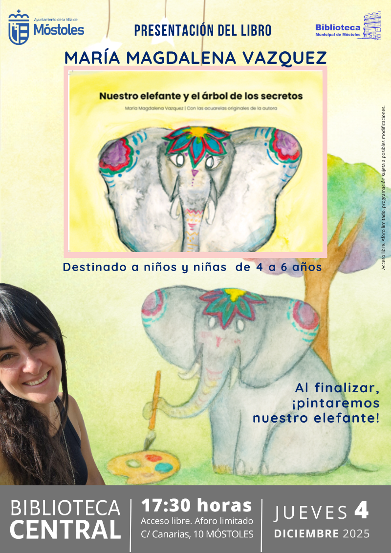 Presentación María Magdalena Vazquez - Nuestro elefante y el árbol de los secretos