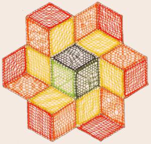 Foto exposición encaje de bolillos de C.Norte