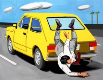 accidente - Exposición Juan de la Rica. Villa de Móstoles