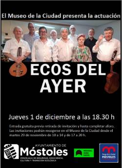 Cartel Ecos del ayer 1 dic 22