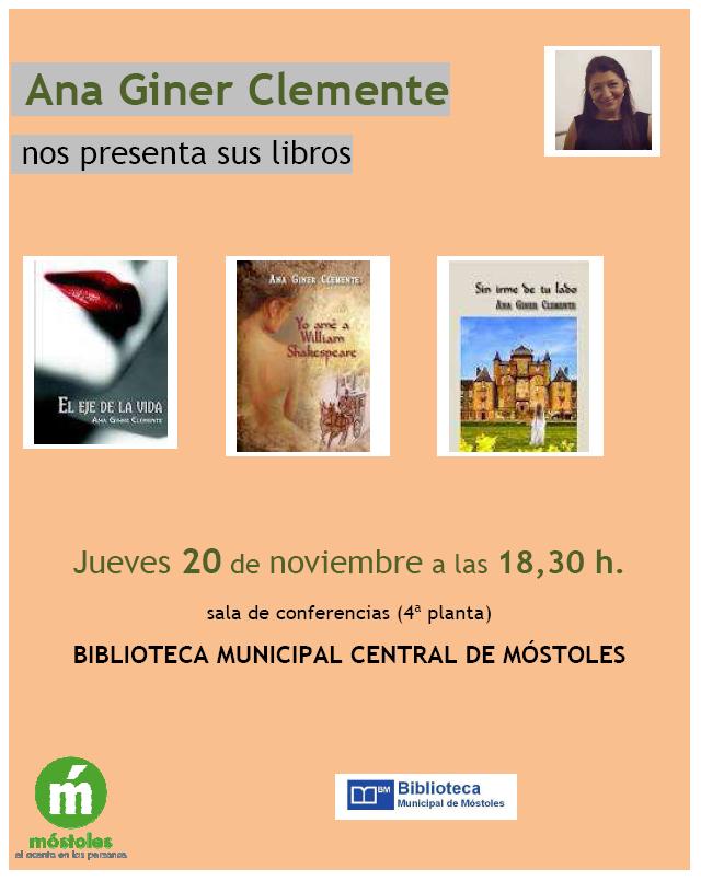 Presentación de los libros de Ana Giner