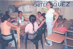 iniciativas productivas de las mujeres del Programa de Alfabetización