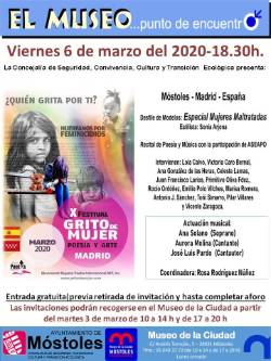 Cartel 6.3.20 Gritos de mujer