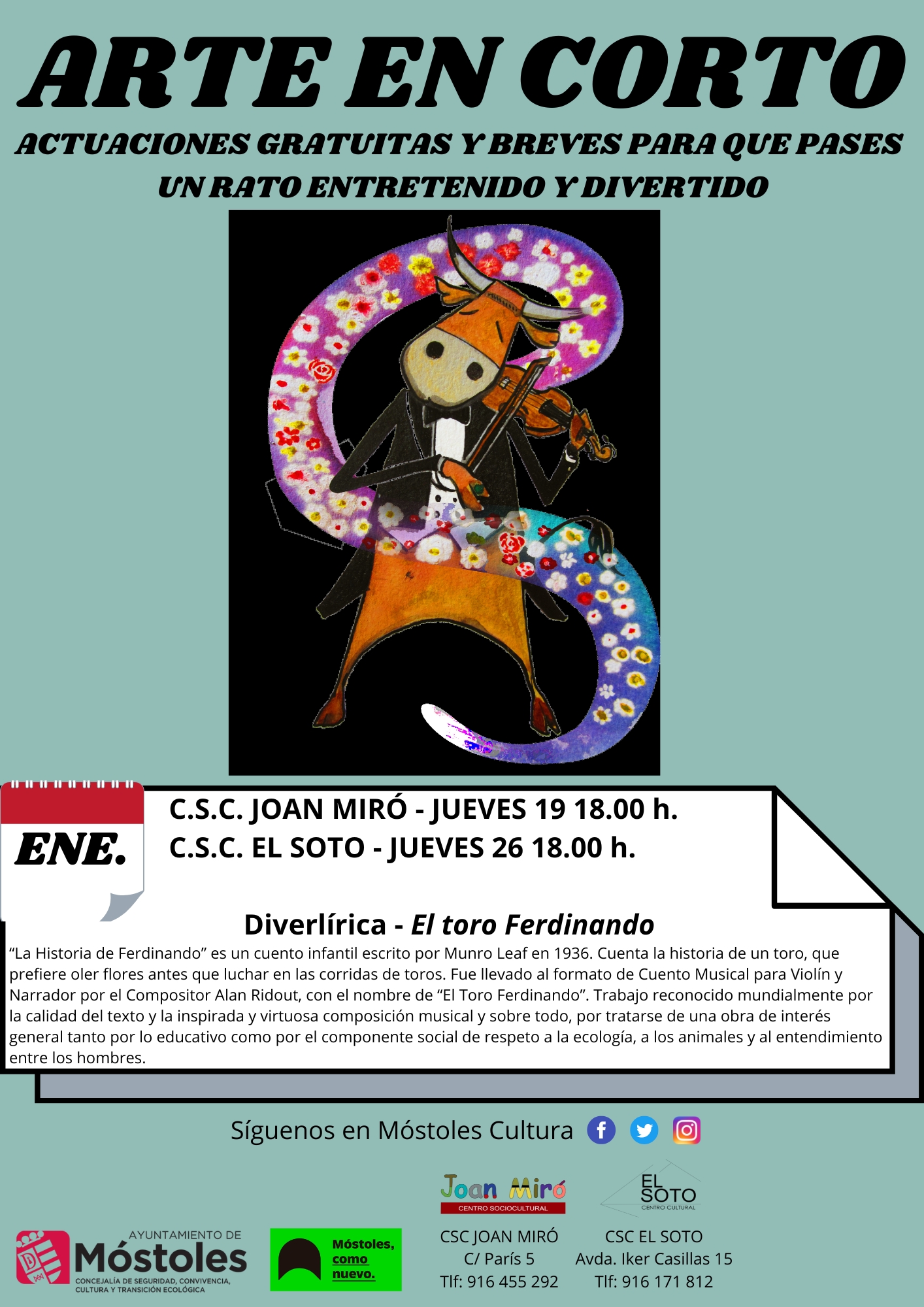 Cartel arte en corto_enero 2023