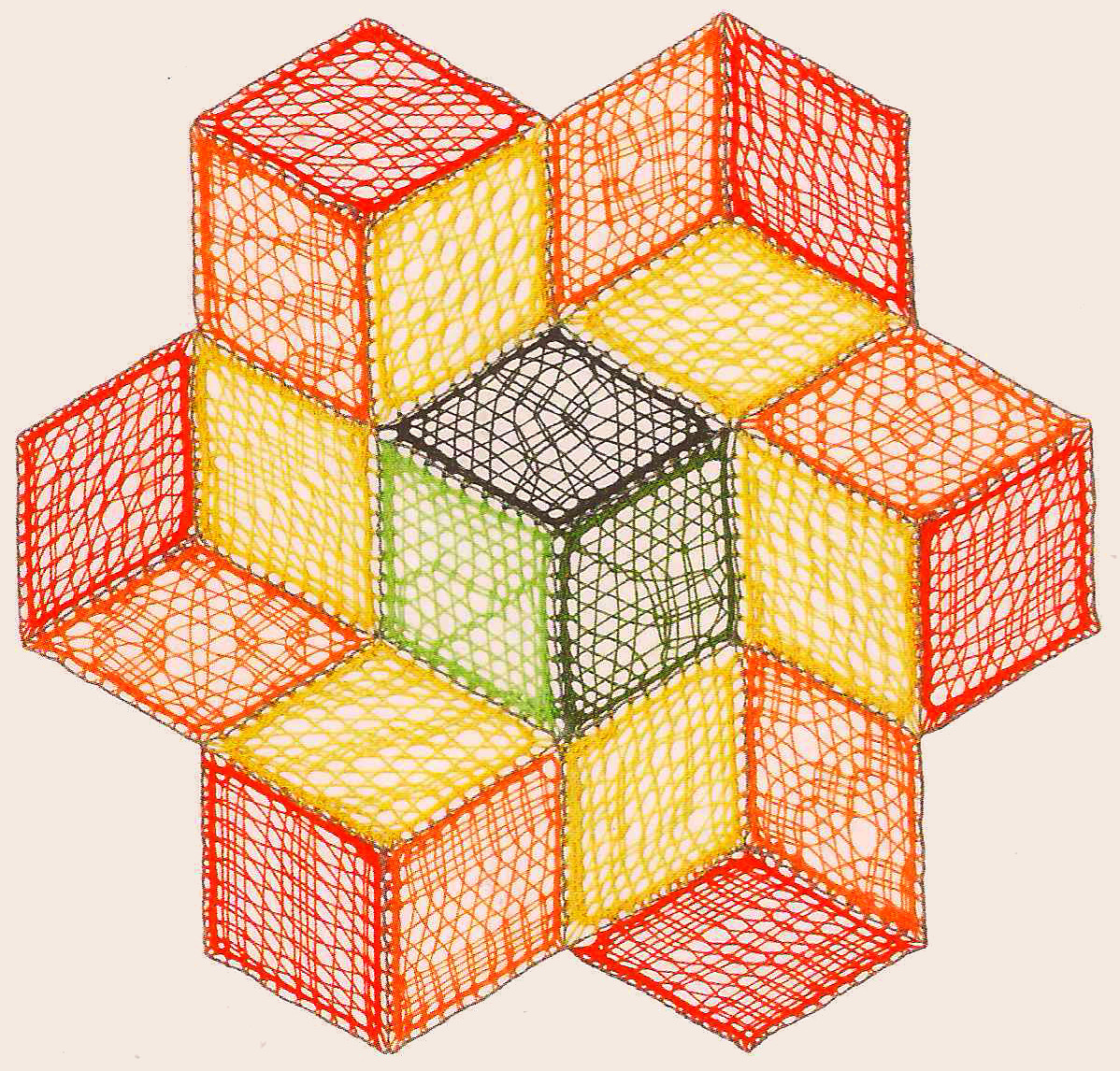 Foto exposición encaje de bolillos de C.Norte