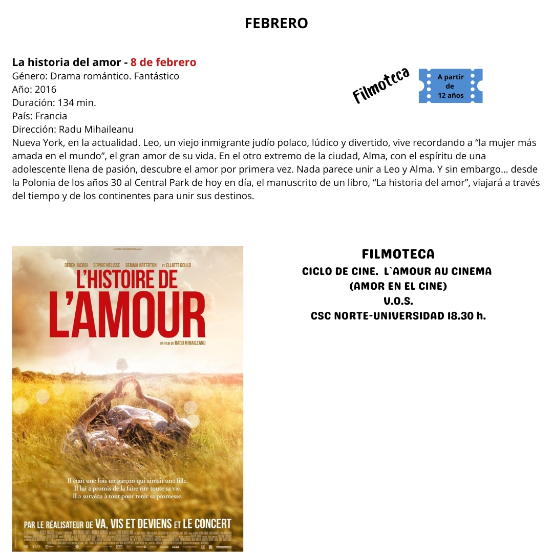 FOTO PELI FILMOTECA_LA HISTORIA DEL AMOR