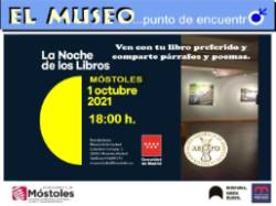 Cartel noche de los libros