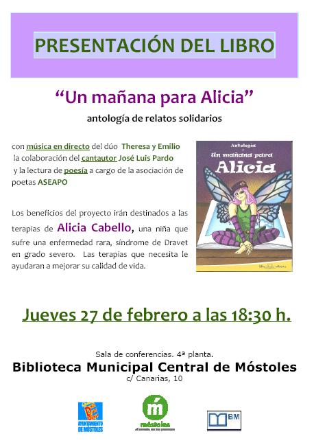 Presentación del libro "Una mañana para Alicia"