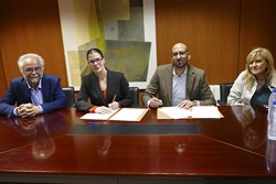 Firma convenio con la Fundación para la integración