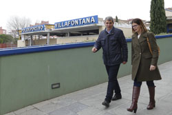 Visita a los trabajadores del Complejo Deportivo Villafontana