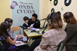 Día de la radio en el colegio Gabriel Celaya 1