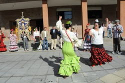 Recibimiento en ayto Hermandad Rocio 7