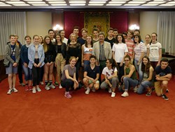 Recepción a estudiantes franceses