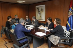 Reunión con Rector URJC
