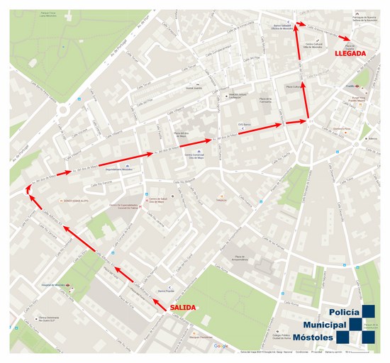 Recorrido de Cabalgata de Reyes 2016