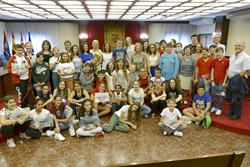 Visita alumnos de Polonia Eslovaquia e Italia 1