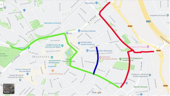 Cortes vuelta 2019 1