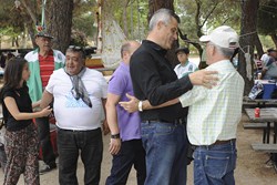 Alcalde David Lucas en el Rocio 2