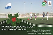 cartel torneo navdad ground golf