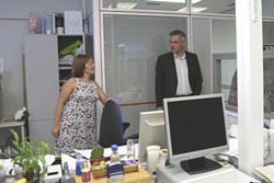 Alcalde visita a EMPESA 3