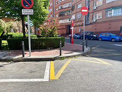 Señalización horizontal 1p