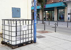 Jaulas recolectoras para la recogida de cartón y papel comercialp