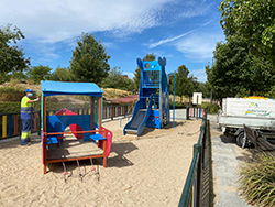 desinfecciones en los parques infantiles Mostoles p