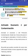 escenario 1 del Protocolo de Contaminación